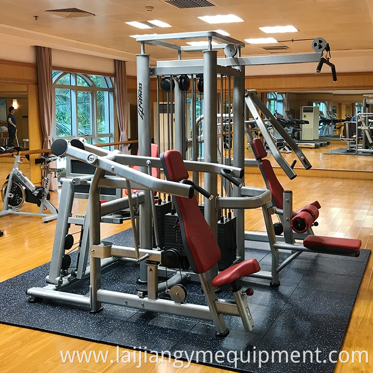 four station multi function gym machine